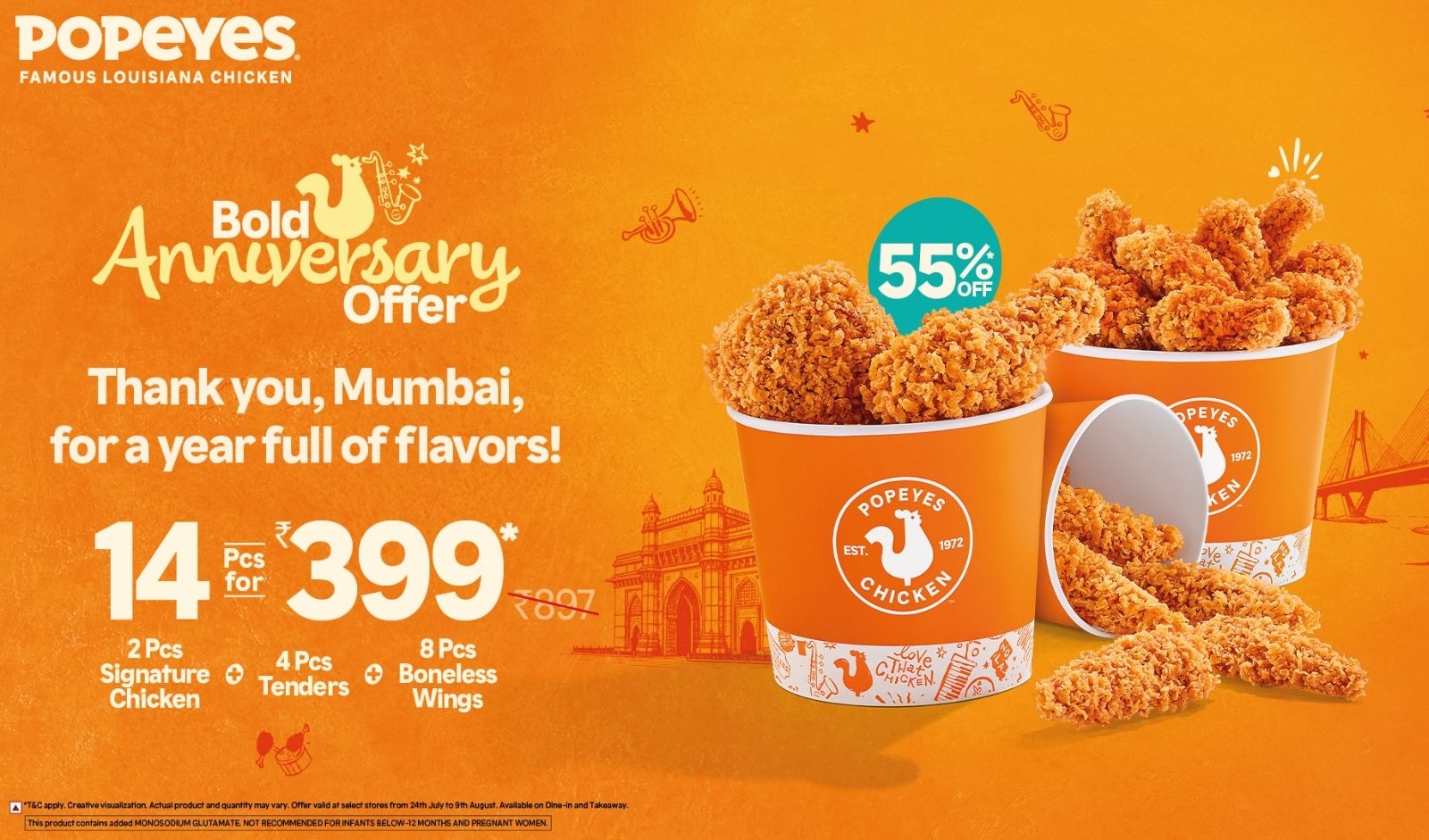 Popeyes India Plans to Double West Region Footprint After Mumbai Success