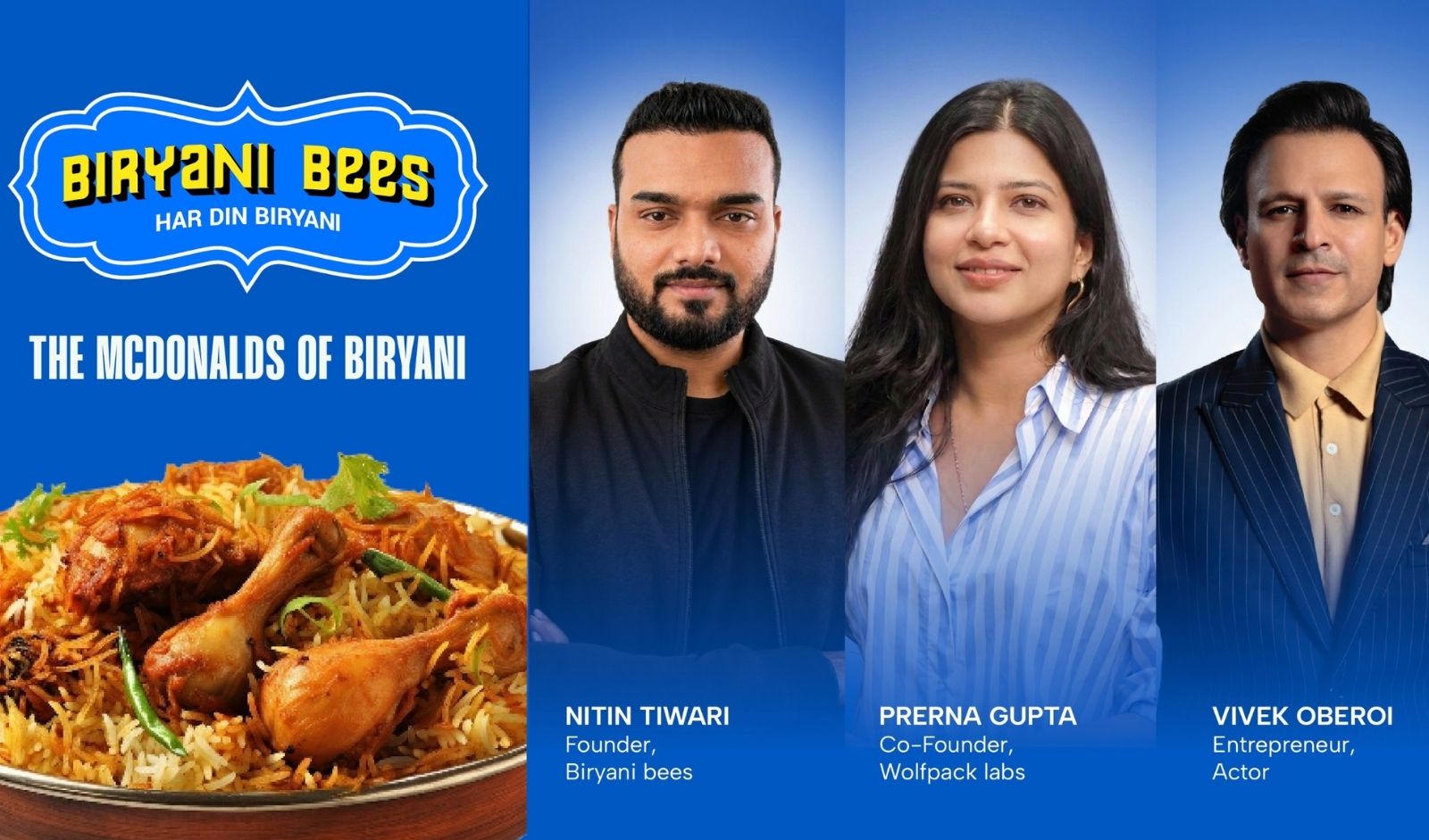 Biryani Bees Raises USD 1 Million From Vivek Oberoi Family Office to Expand Across Tier 2 Cities