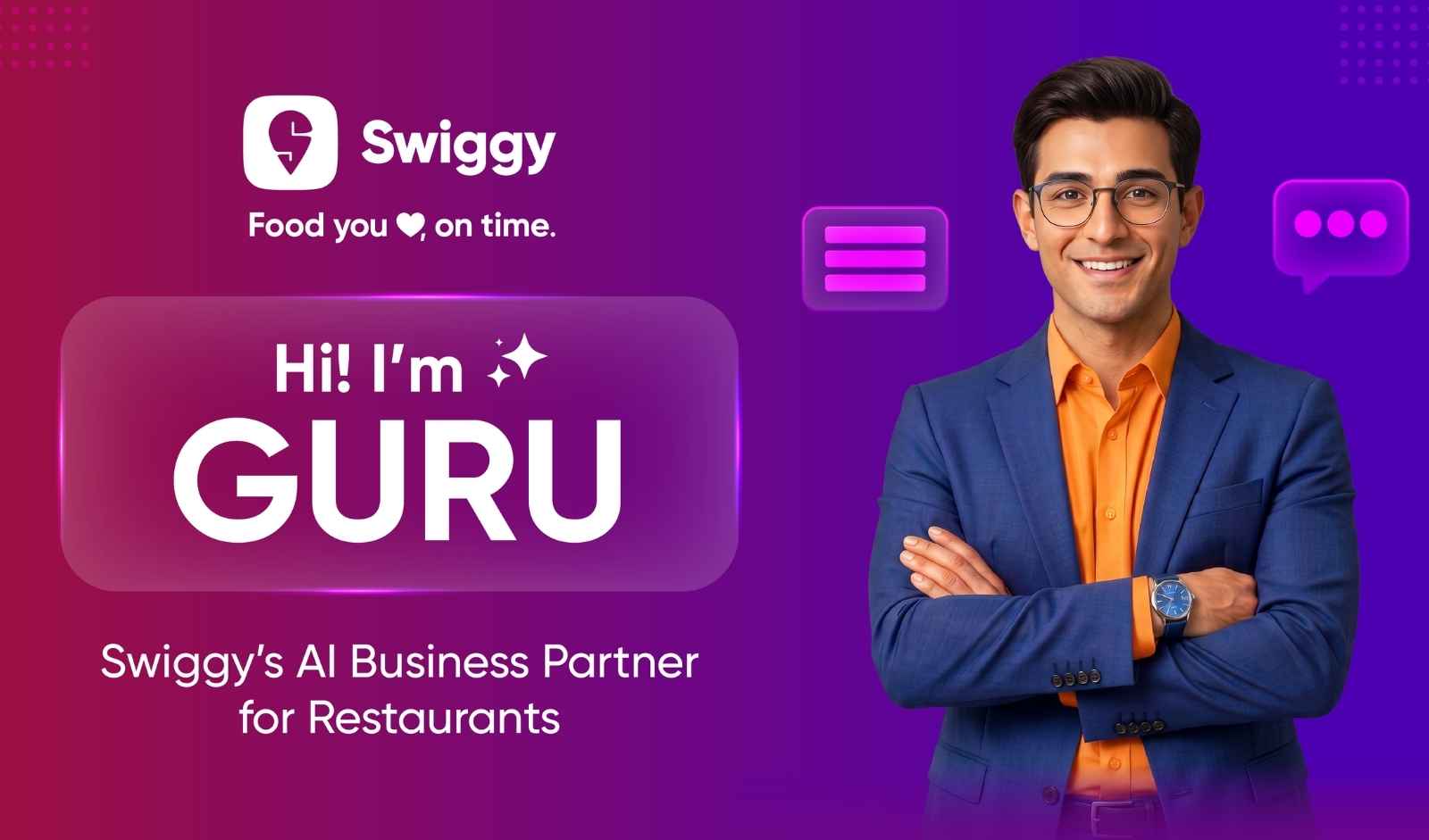 Swiggy Launches Guru AI Assistant for Restaurant Partners Across 720+ Cities