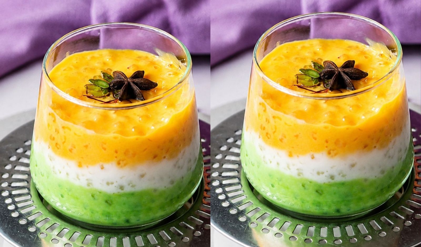Tricolour Sago Mousse Recipe: A Tiranga Dessert by Chef Vijay Gupta of The Orchid, Pune