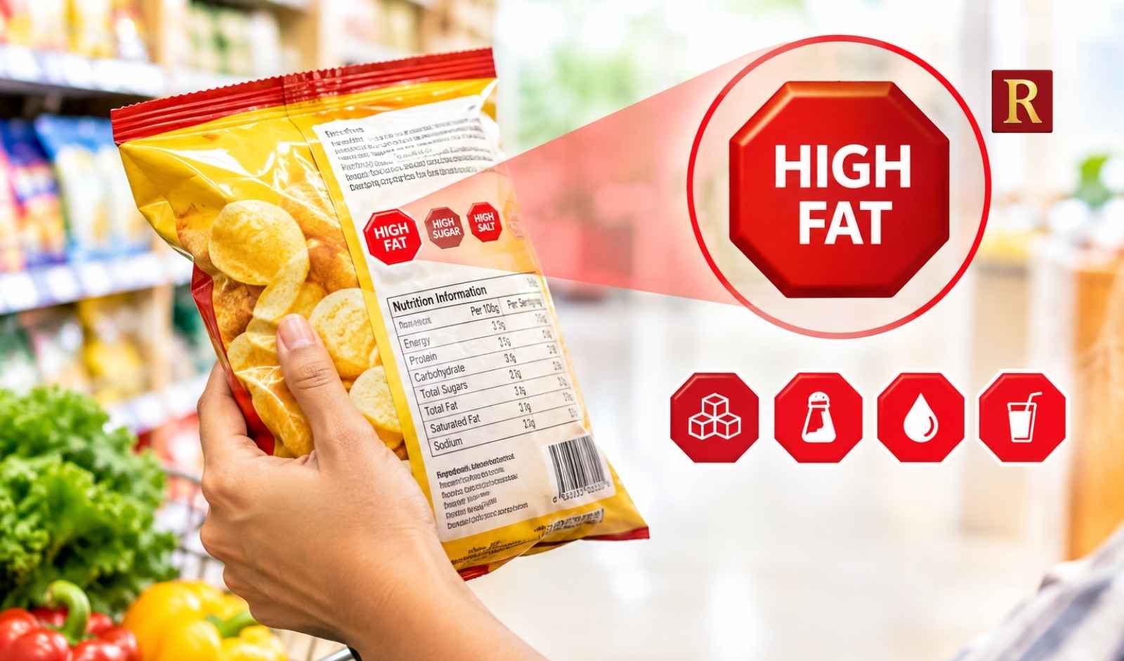 7 Things a Red Food Warning Label Could Tell Indian Consumers