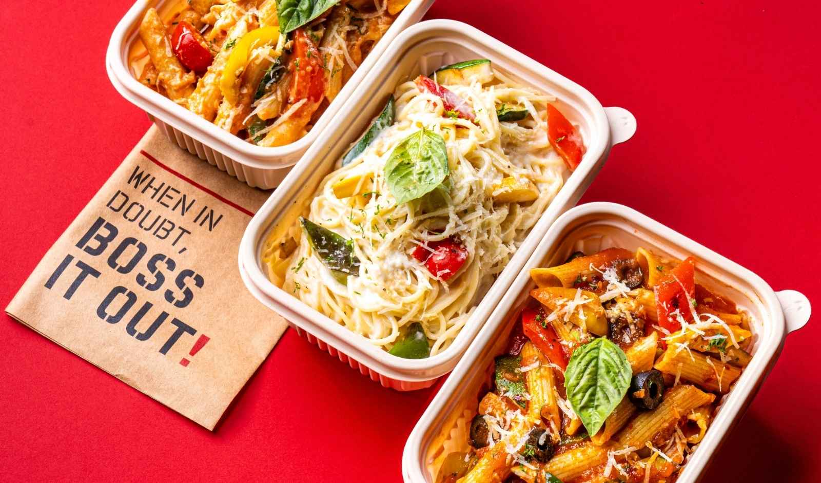 BOSS Burger Adds Customisable Pasta to Delivery Menu Across 9 Cities