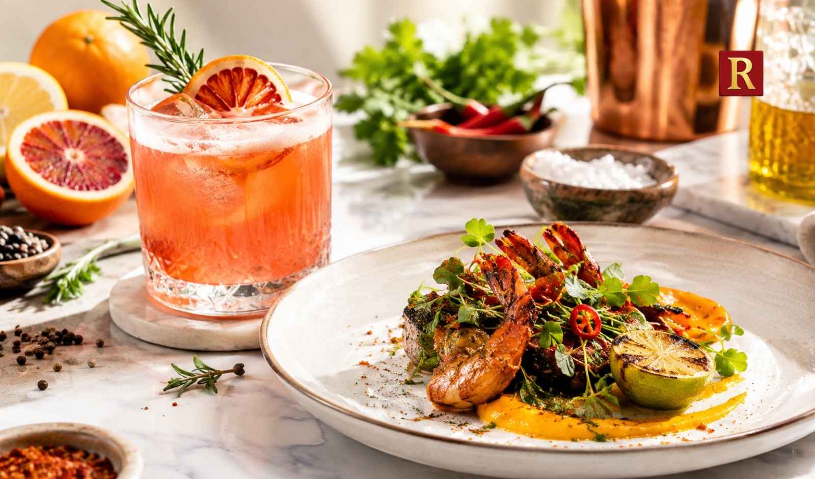 When a Cocktail Becomes the Starting Point for a Dish