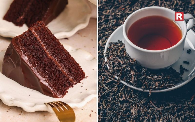 1. Assam Tea with Chocolate Cake