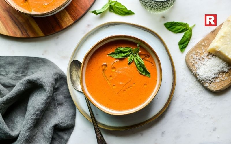 1. Classic Tomato Basil Soup