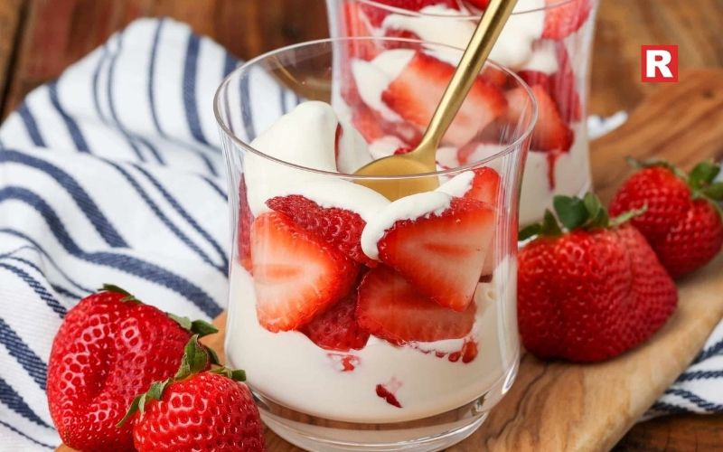 1. Fresh Strawberries with Cream
