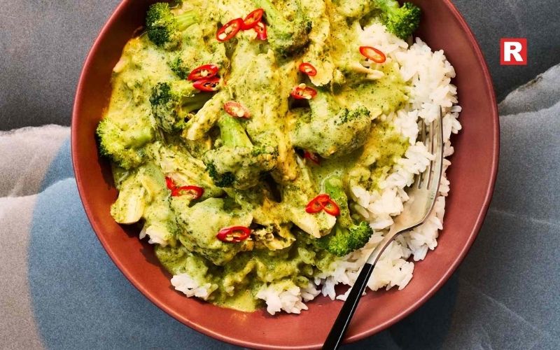 1. Thai Green Coconut Curry With an Indian Masala Twist