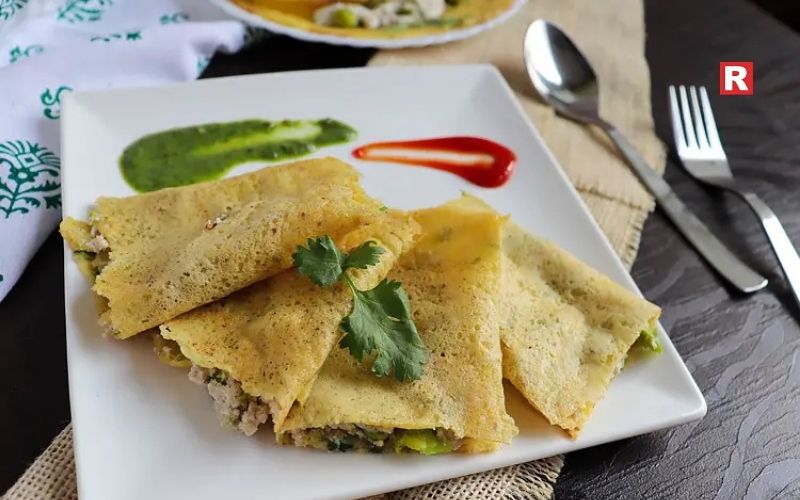 12. Moong dal cheela bites