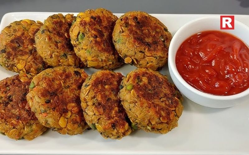 14. Zero-Oil Oats Cutlets