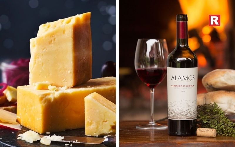 2. Aged Cheddar & Cabernet Sauvignon
