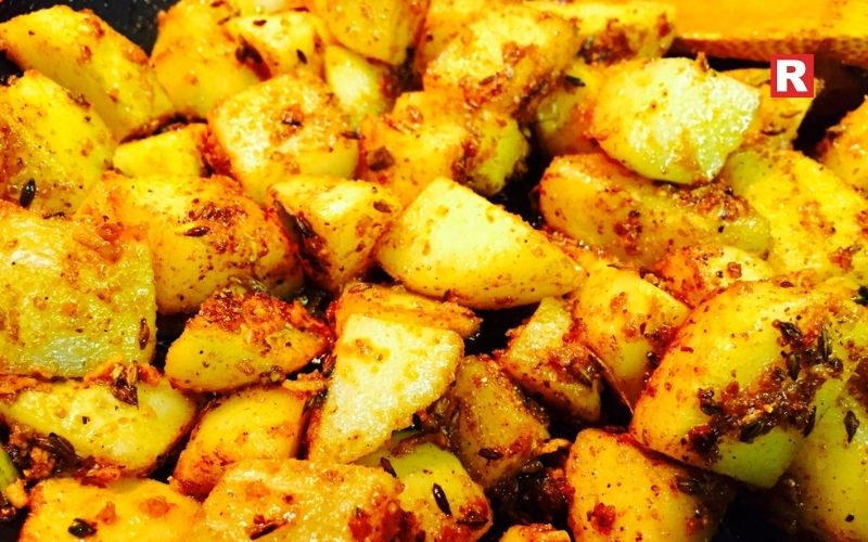 3. Masala Potato Stir Fry