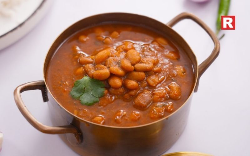 3. No-Oil Rajma Masala