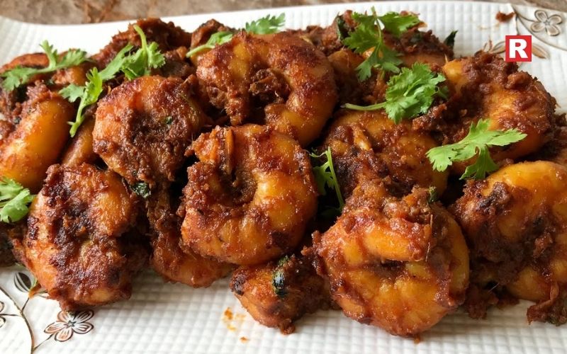 5. Andhra Royyala Iguru (Prawn Masala)