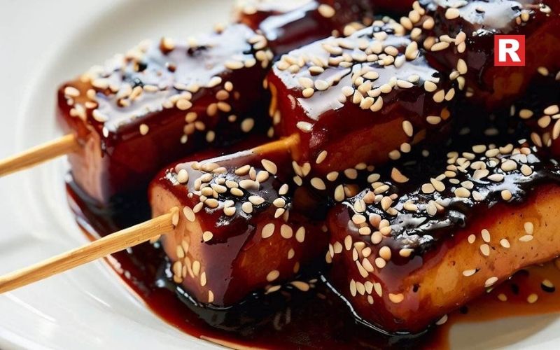 5. Teriyaki Paneer Skewers