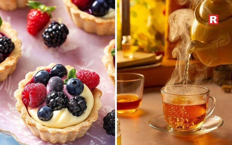 6. Darjeeling with Berry Tarts  