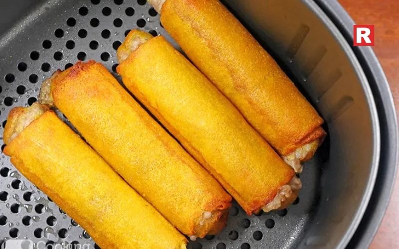 7. Air Fryer Spring Rolls