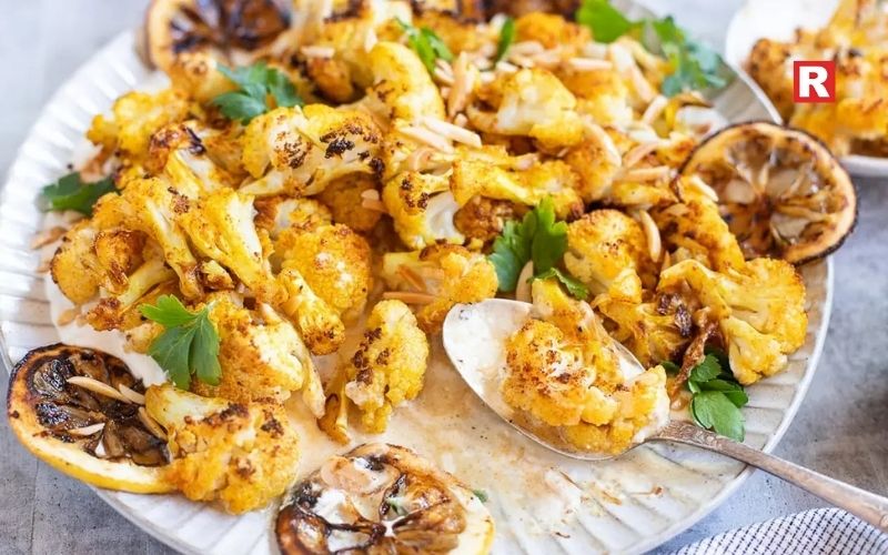 7. Middle Eastern Tahini & Lemon Cauliflower Curry