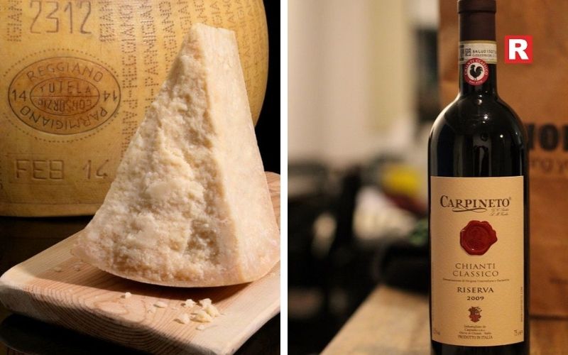 7. Parmigiano-Reggiano & Chianti