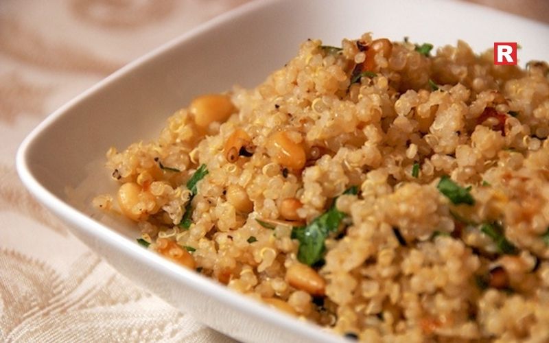 7. Quinoa Pilaf with Nuts and Herbs