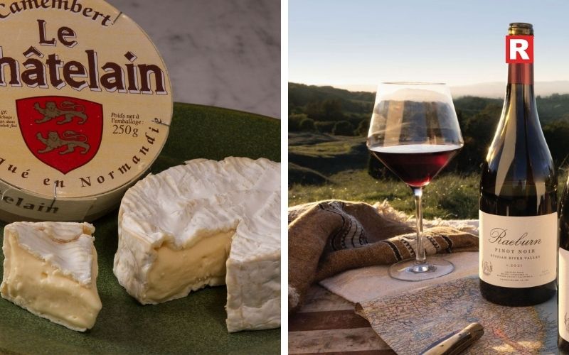 8. Camembert & Pinot Noir