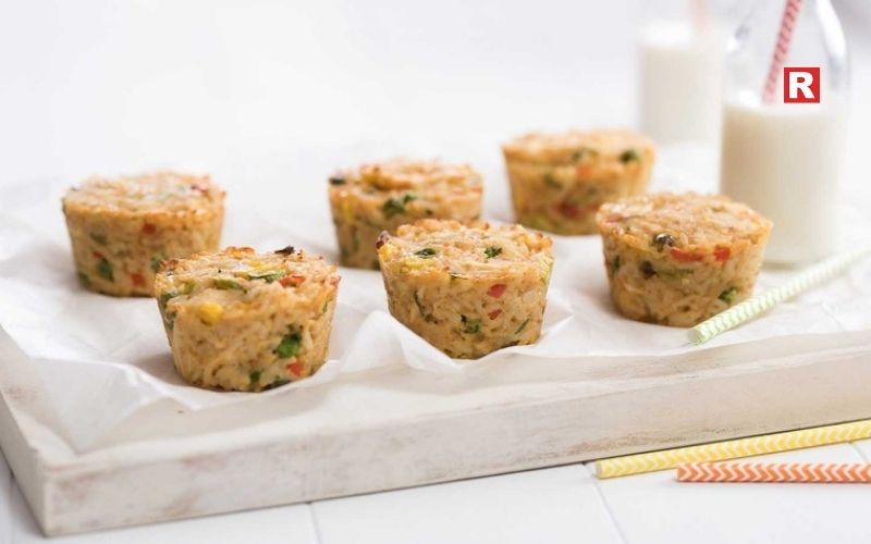 9. Dal rice muffins