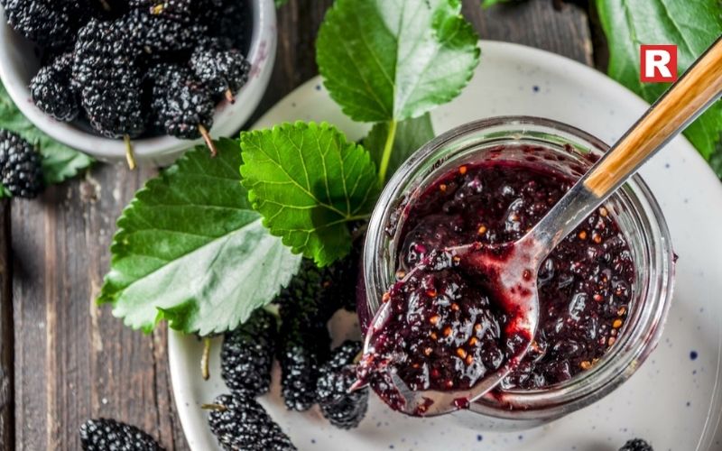 9. Homemade Strawberry & Mulberry Jams