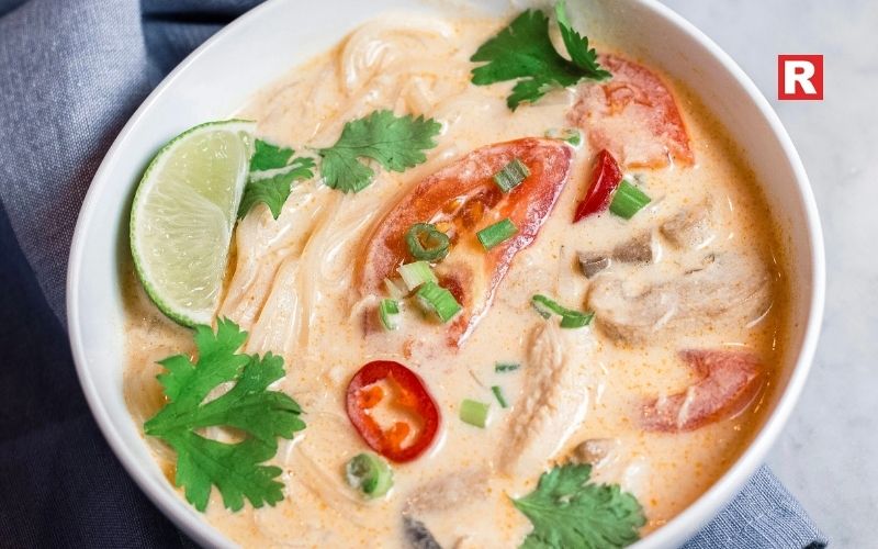 9. Thai Coconut Soup (Tom Kha)