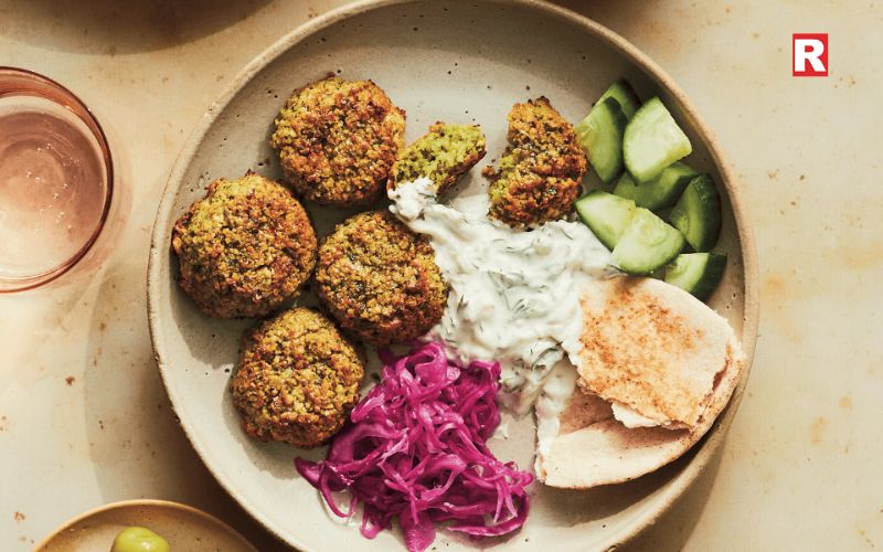Air Fryer Falafel Breakfast Bowl
