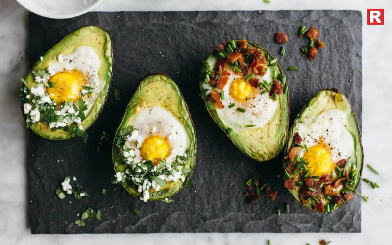 Baked Avocado Eggs