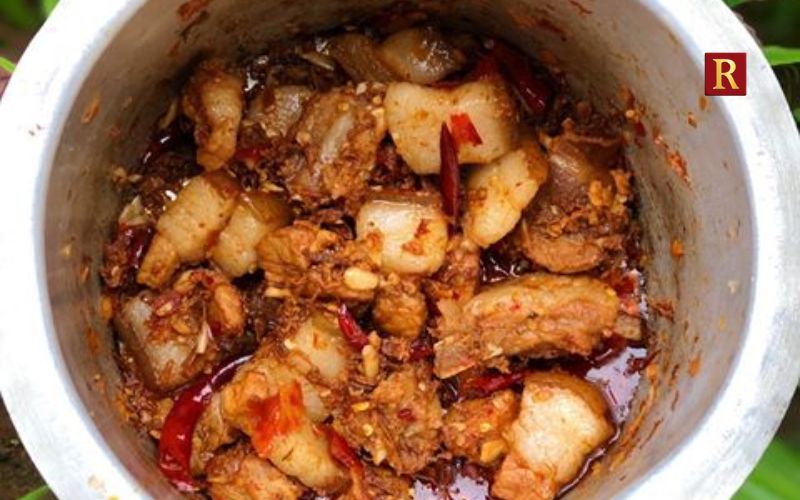 Bamboo Shoot Rice with Pork