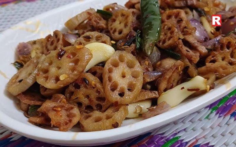 Bhey (Lotus Stem Dish)