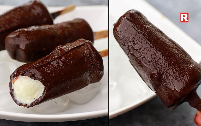 Chocolate-Dipped Kulfi