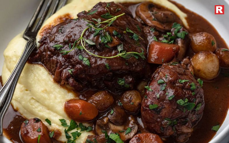 Coq au Vin (Chicken in Red Wine Sauce)