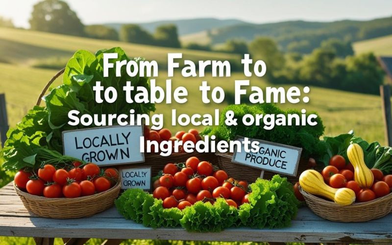 From Farm to Table to Fame: Sourcing Local & Organic Ingredients