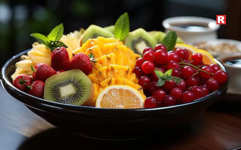 Fruit Bowl with Water-Rich Fruits