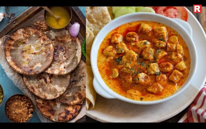 Gatte ki Sabzi with Bajra Roti (Street Version)