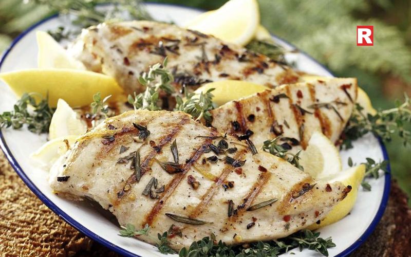 Grilled Chicken with Herbs