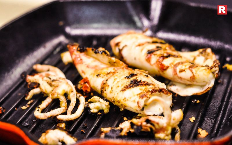 Grilled Squid with Garlic Butter (Thailand)