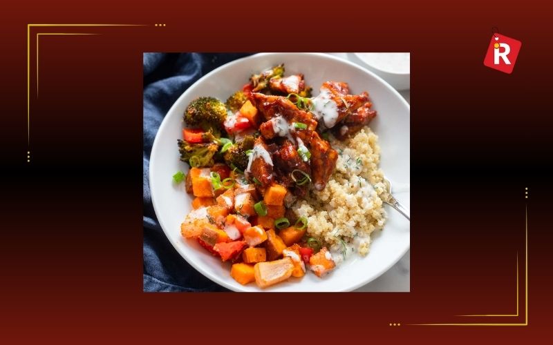 Grilled Tempeh with Curd Rice