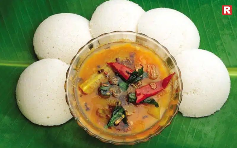 Idli with Sambar (South India)