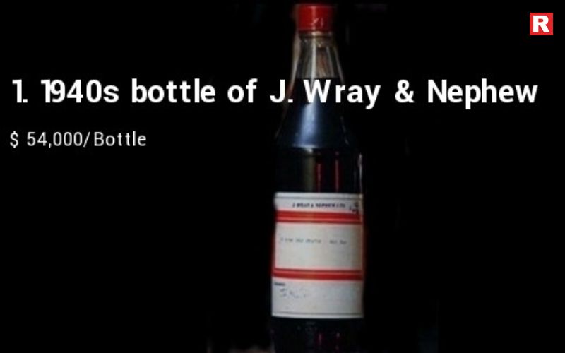 J. Wray & Nephew 1940s Rum – $54,000