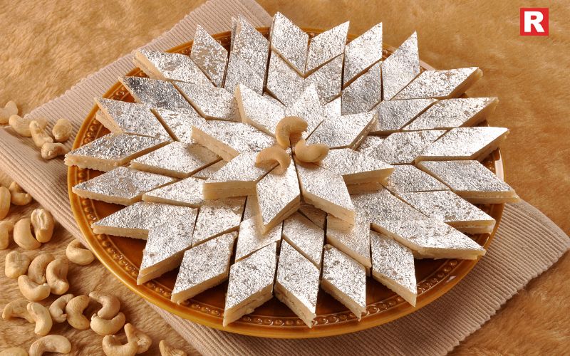 Kaju Katli – Gujarat and Maharashtra