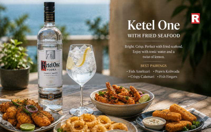 Ketel One with Fried Seafood