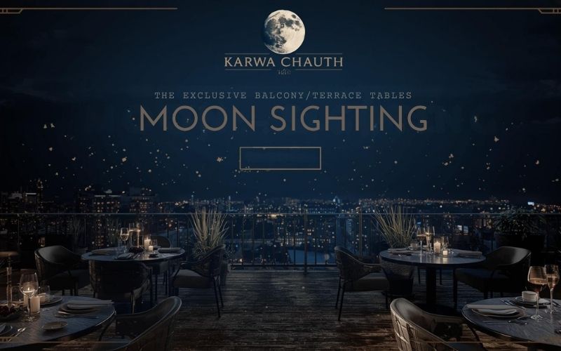 4. Create FOMO with Exclusive "Moon-Sighting" Balcony/Terrace Tables