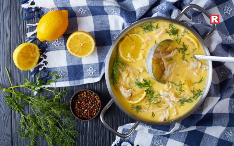 Lemon Coriander Chicken Soup