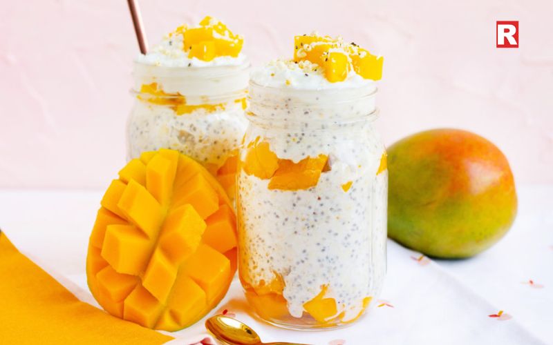 Mango Coconut Overnight Oats