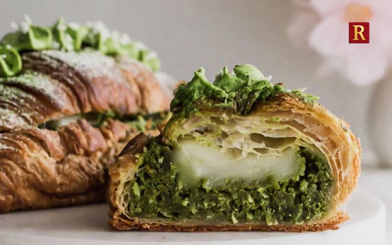 Matcha Croissants And Pastries