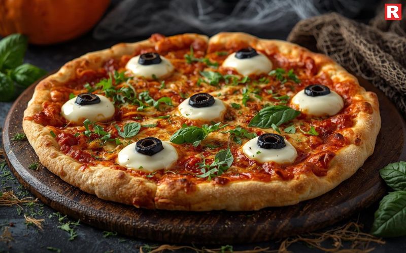 Monster Eyeball Pizza