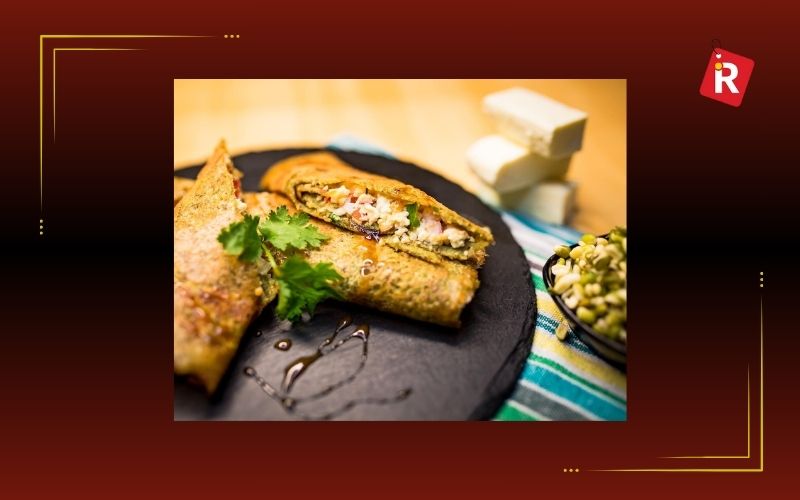 Moong Dal Chilla with Stuffed Tofu