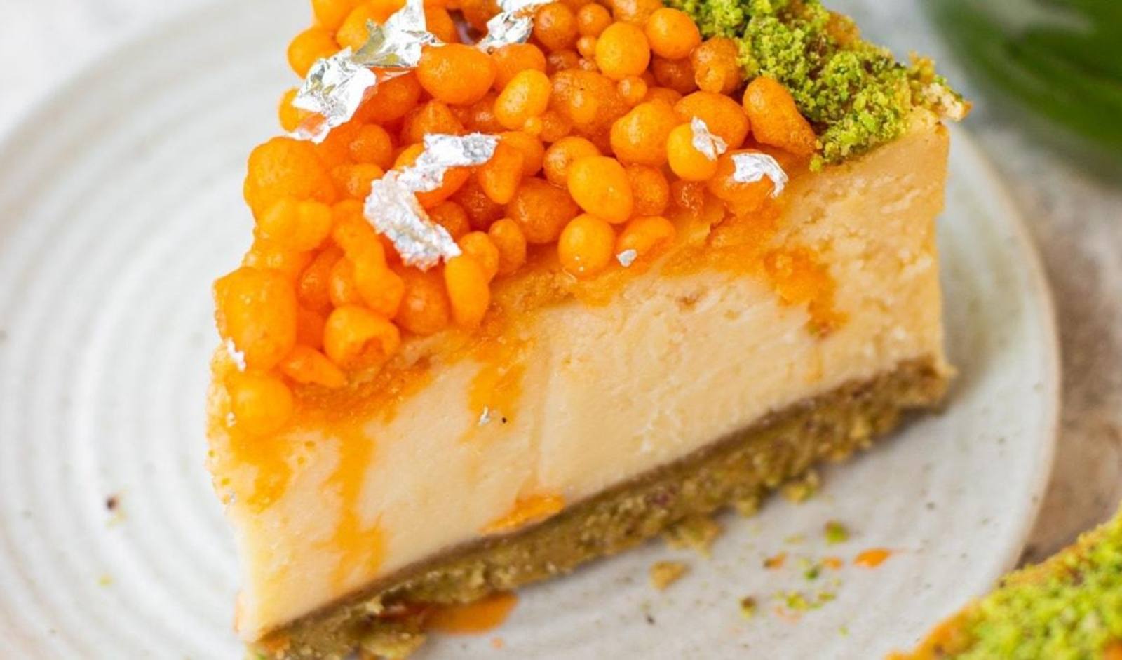 Motichoor Ladoo Cheesecake Brings Indian Mithai to Modern Pastry